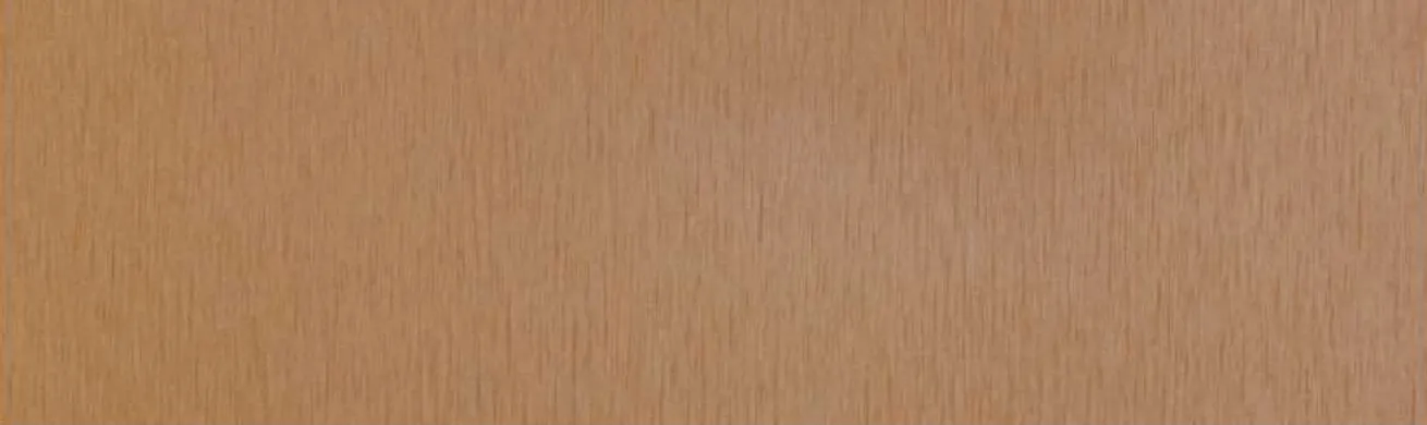 Metal panel swatch in Copper Wiredrawing.