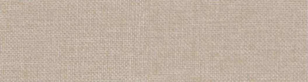 Fabric-wrapped panel swatch in a light brown.