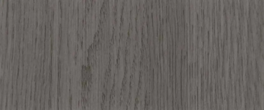 Wood-grain panel swatch in a mid-grey with fine grain.
