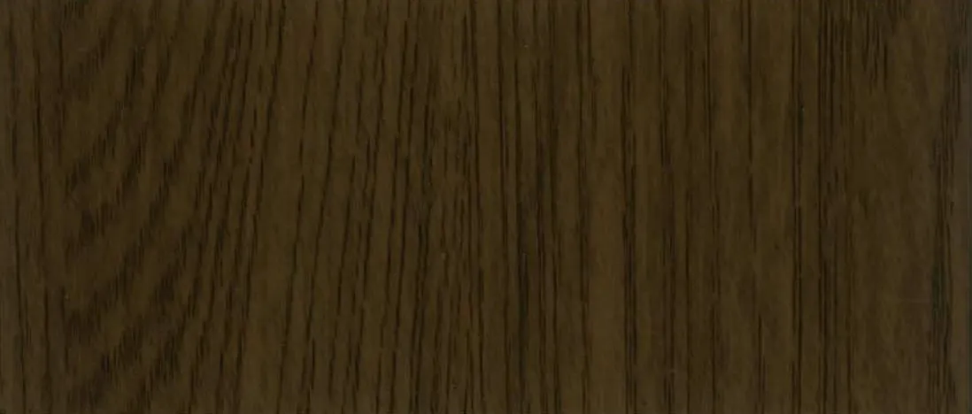 Wood-grain panel swatch in a very dark brown with fine grain.