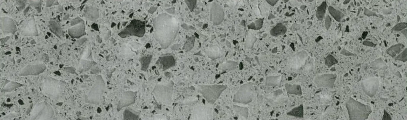 Marble-effect panel swatch in Terrazzo.