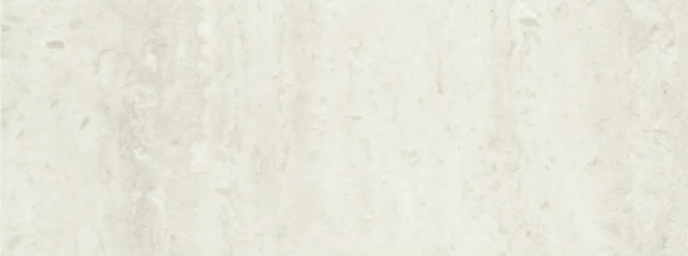 Marble-effect panel swatch in Off-white Travertine.