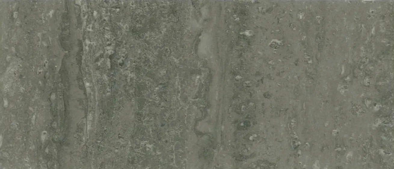 Marble-effect panel swatch in Light grey Travertine.