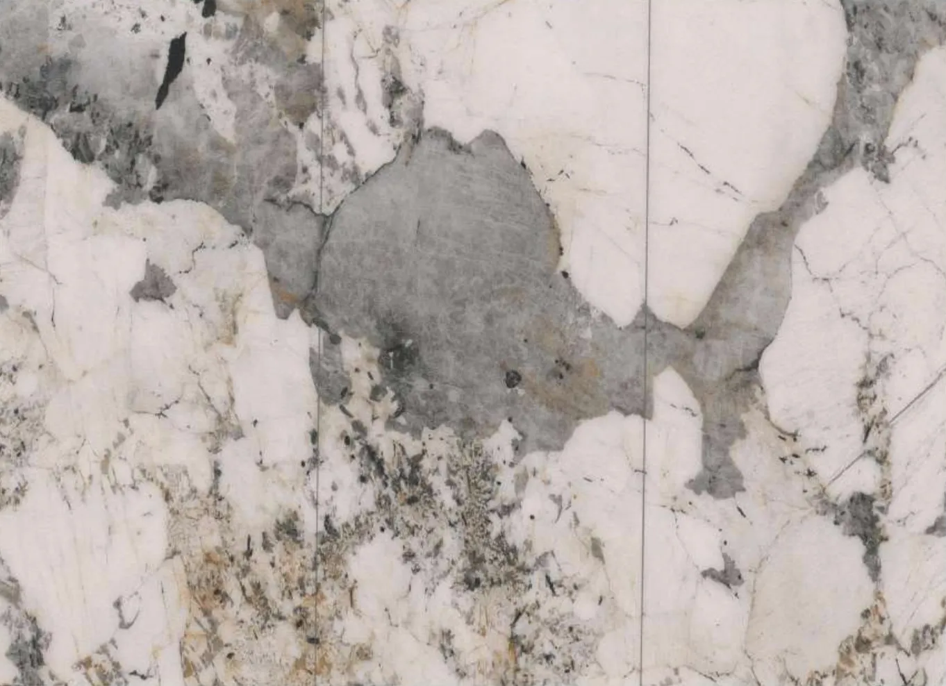 High-gloss marble-effect panel swatch in Pandora Slate.