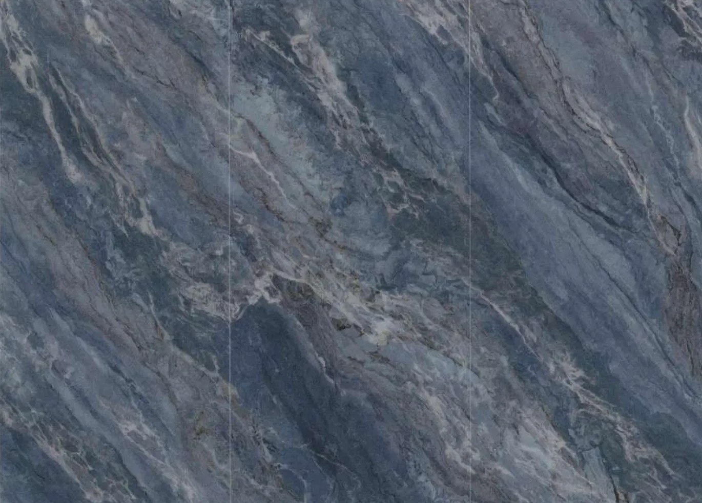 High-gloss marble-effect panel swatch in Amazon Blue Slate.