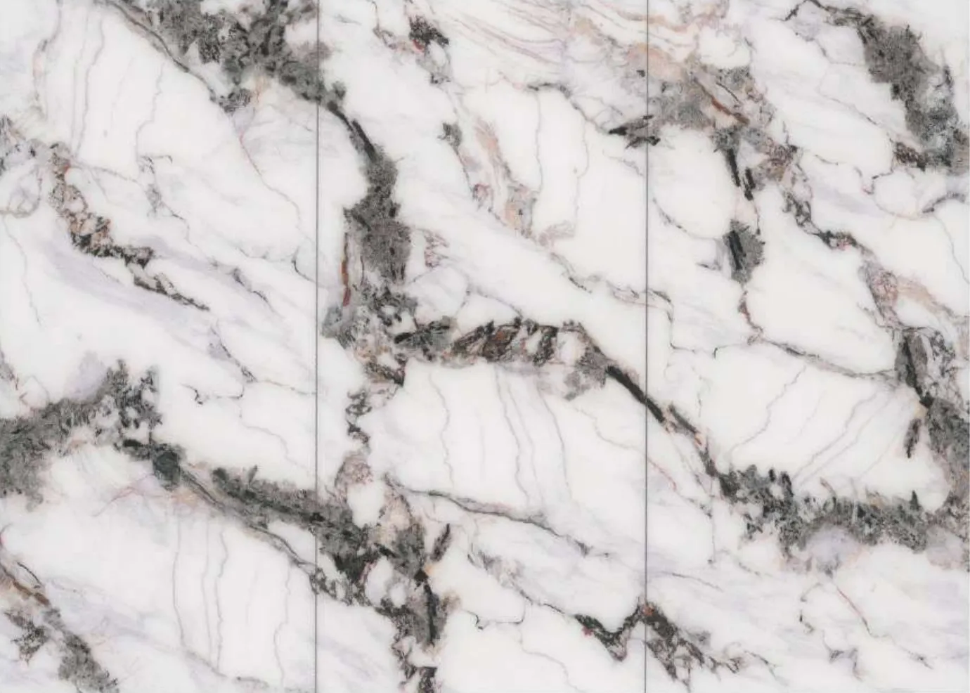 High-gloss marble-effect panel swatch in Florence Slate.