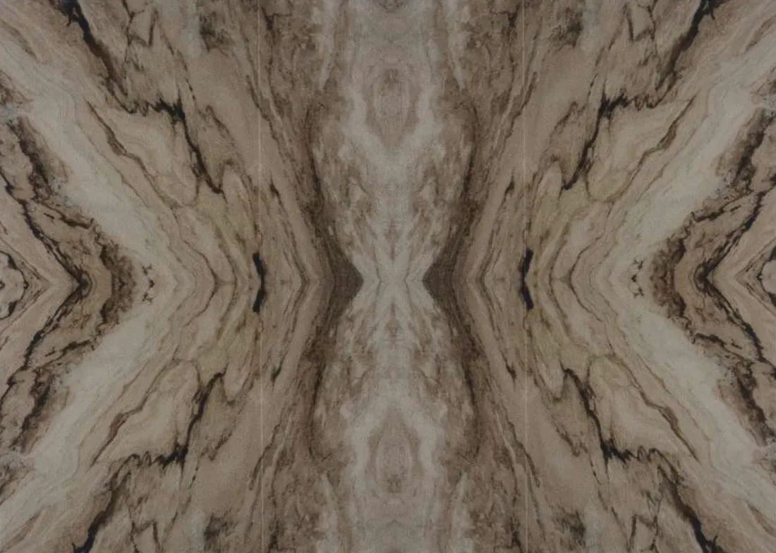 Marble-effect panel swatch in a mid-grey.
