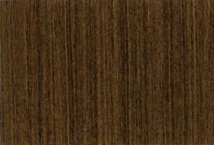 Wood-grain panel swatch in a dark brown with fine grain.