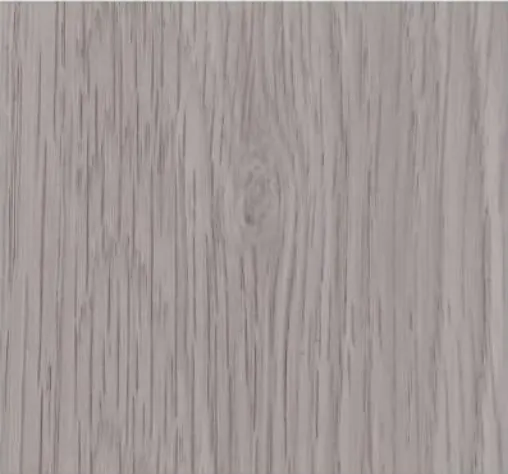Wood-grain panel swatch in a light grey with fine grain.